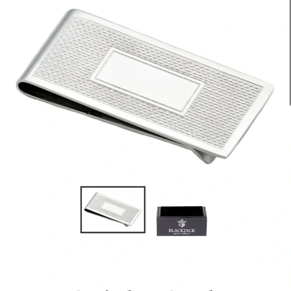 Mens Stainless Steel Money Clip